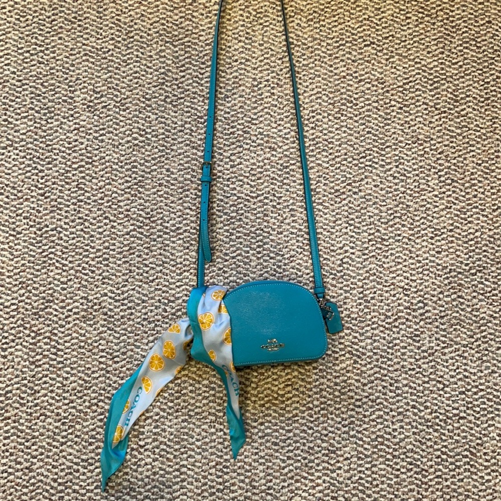 Blue Coach Crossbody bag